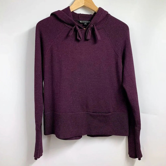Athleta Women's Verona Auberge 352965-02‎ Merino Wool Blend Hoodie Size XS - Picture 1 of 11